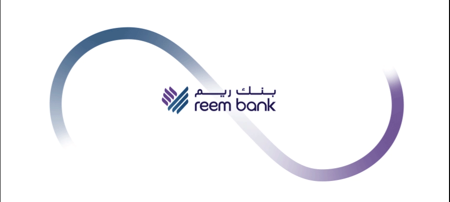 Reem Bank mobile app animation